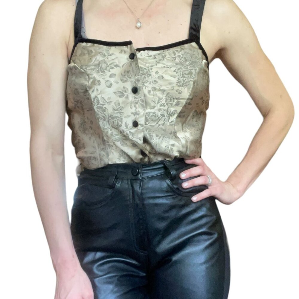 VTG Sostanza Floral cropped blouse